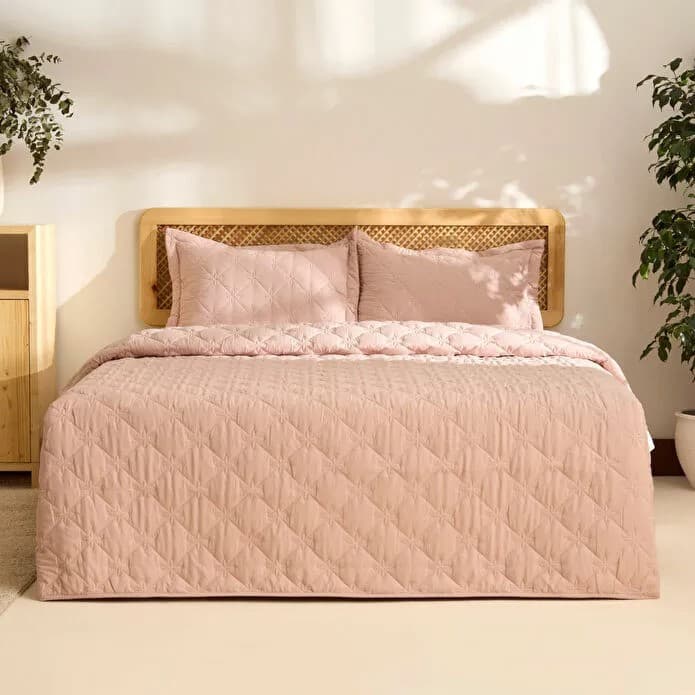 ست روتختی کاراجا طرح Lilly دونفره ۳ تکه