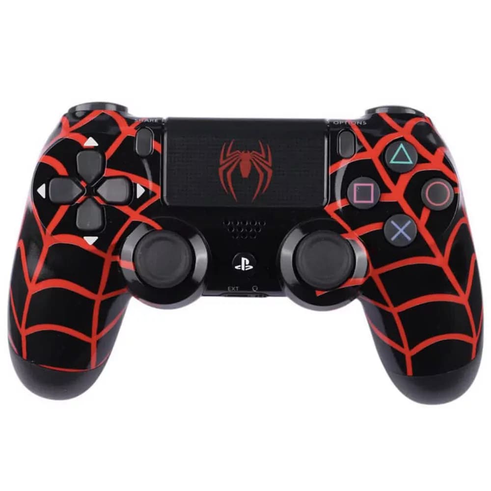دسته بازی پلی استیشن ۴ مدل DUALSHOK CUSTOM طرح Spider man-B