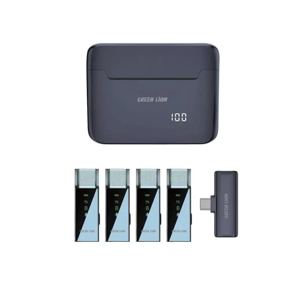 ست میکروفن بی سیم گرین لاین مدل 4IN1 TYPE-C
