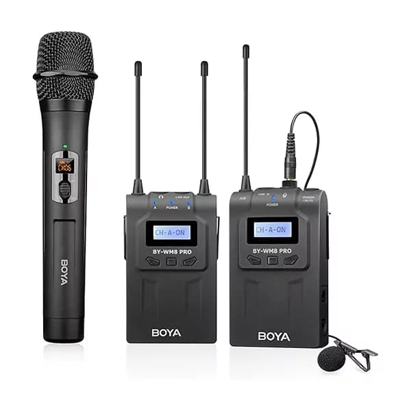 ست میکروفن بی سیم بویا مدل BY-WM8 PRO-K4