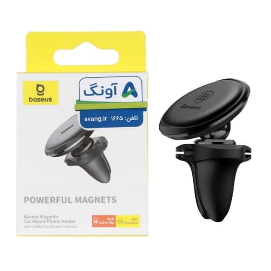 پایه نگهدارنده گوشی موبایل دریچه کولری بیسوس مدل SUGX-A0V