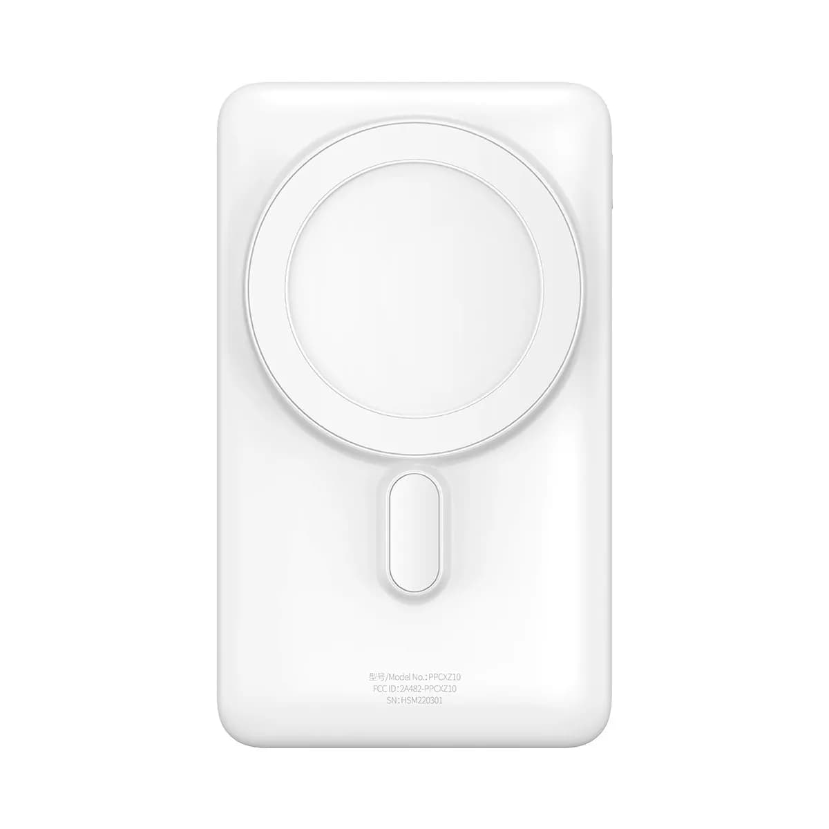 پاوربانک 20 وات بی‌سیم بیسوس مدل Magnetic Bracket ظرفیت 10000 میلی آمپر ساعت