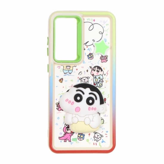 قاب گوشی موبایل مدل Solid Case عروسک خمیری برجسته لنز رنگی