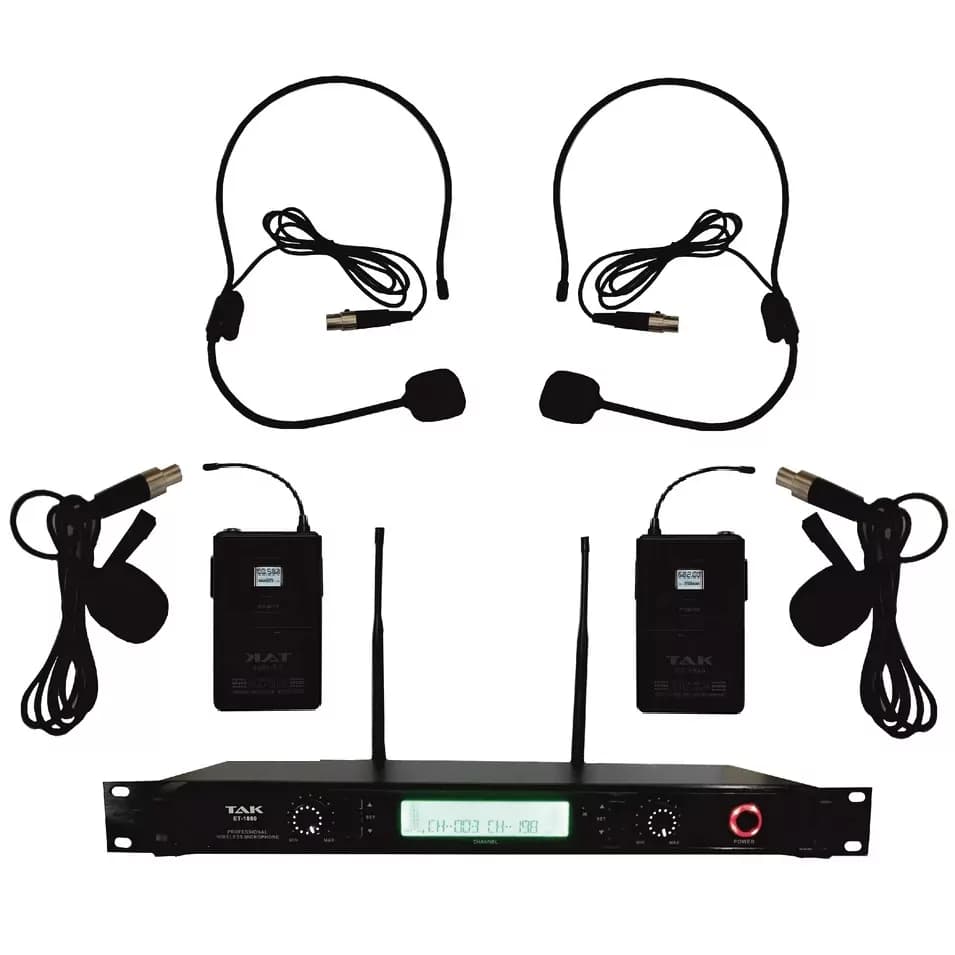 ست میکروفن بی سیم اکو تک مدل ET-1880