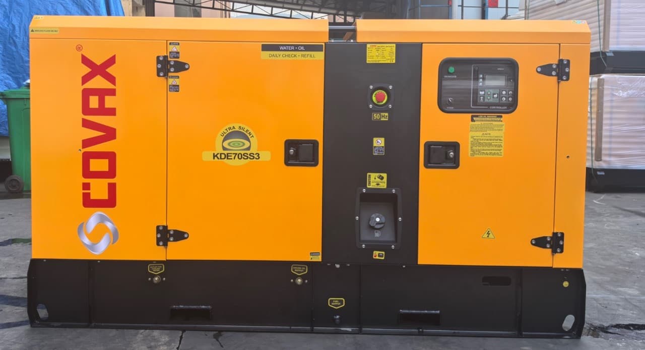 ژنراتور دیزل کواکس اصل 63 کاوا سوپرسایلنت رادیاتوردار مدل KDE70SS3 اتوماتیک استارت