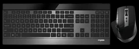 کیبورد و موس بی سیم Rapoo مدل 9900M