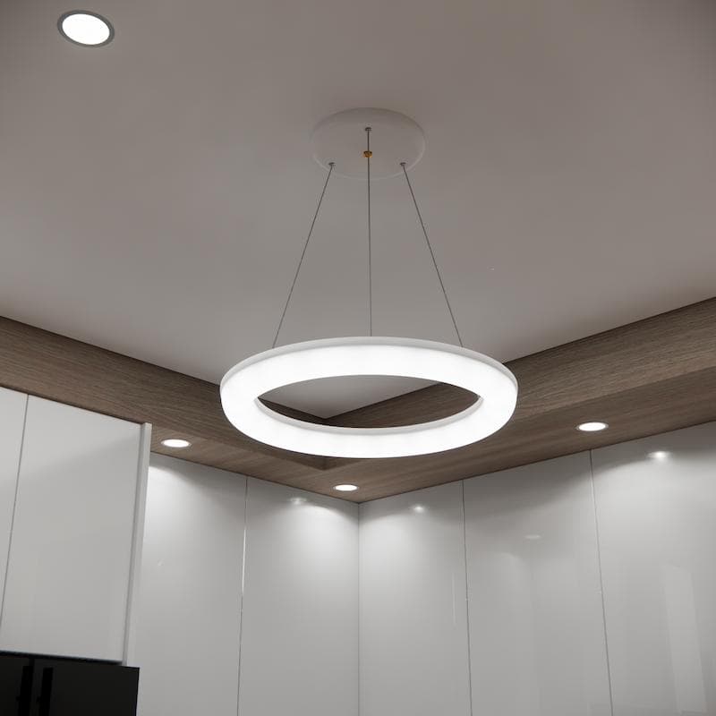 لوستر مدرن مدل تک حلقه ای