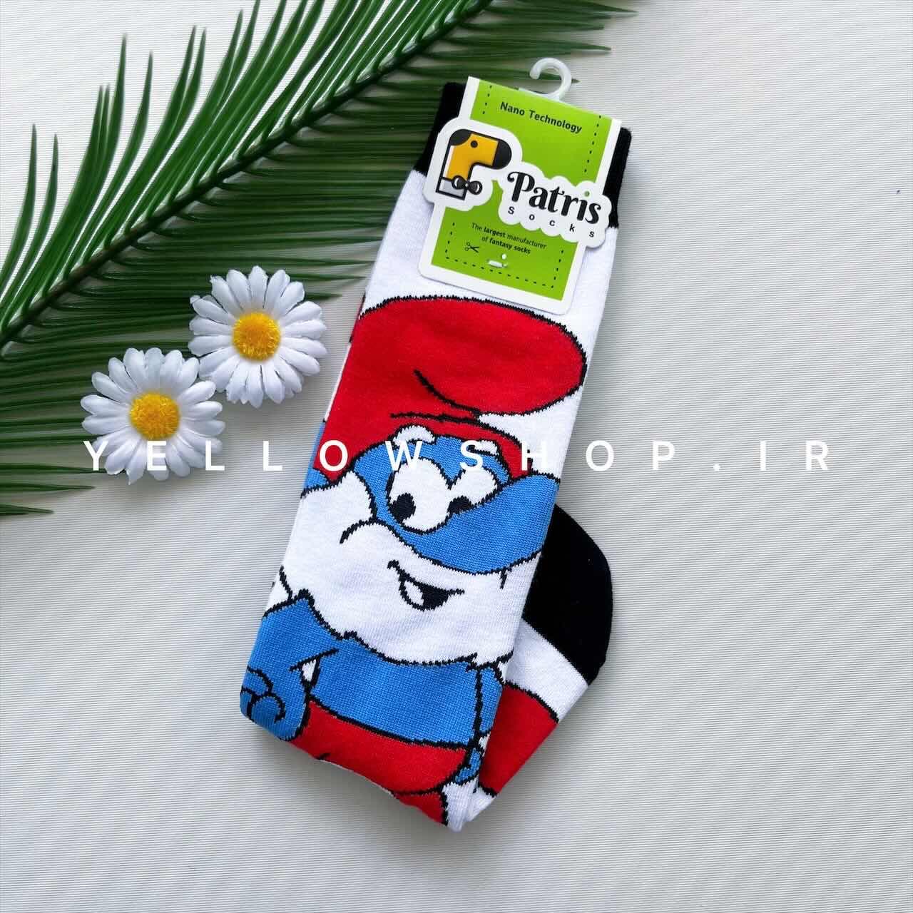 جوراب ساقدار دیزنی طرح اسمورف پاتریس کد 33034