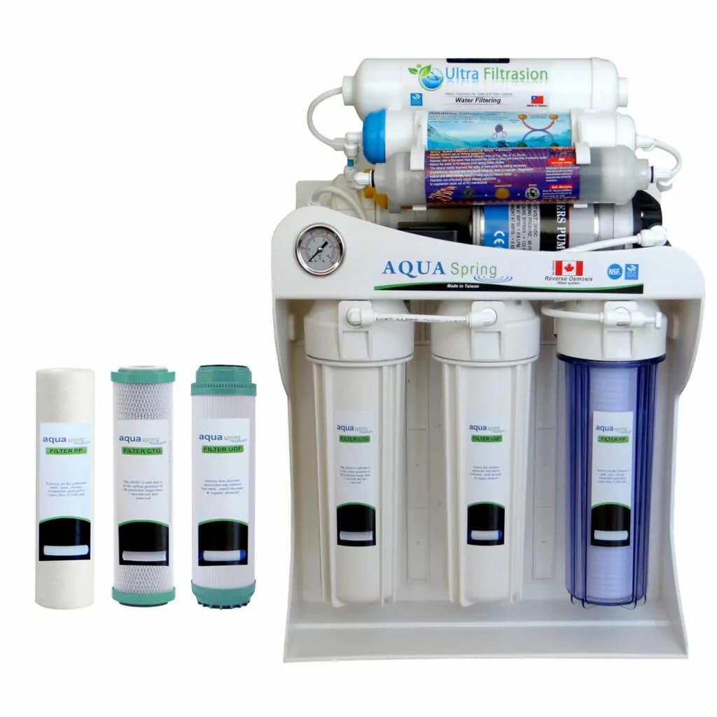 دستگاه تصفیه کننده آب آکوآ اسپرینگ مدل UF-SF4000 به همراه فیلتر بسته 3 عددی