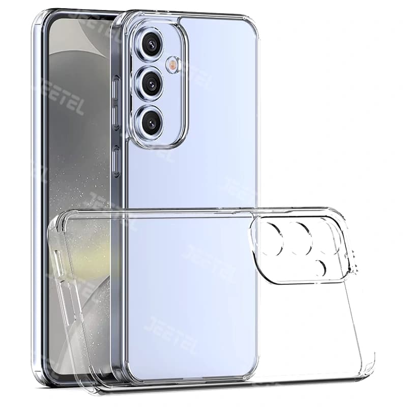 قاب شفاف گوشی Samsung Galaxy A36 مدل ژله ای محافظ لنزدار
