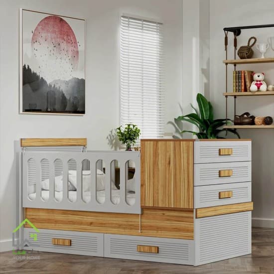 تختخواب نوزاد مهتاب