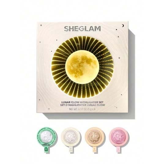 ست 4 عددی هایلایتر فضایی شیگلم مدل Lunar Glow