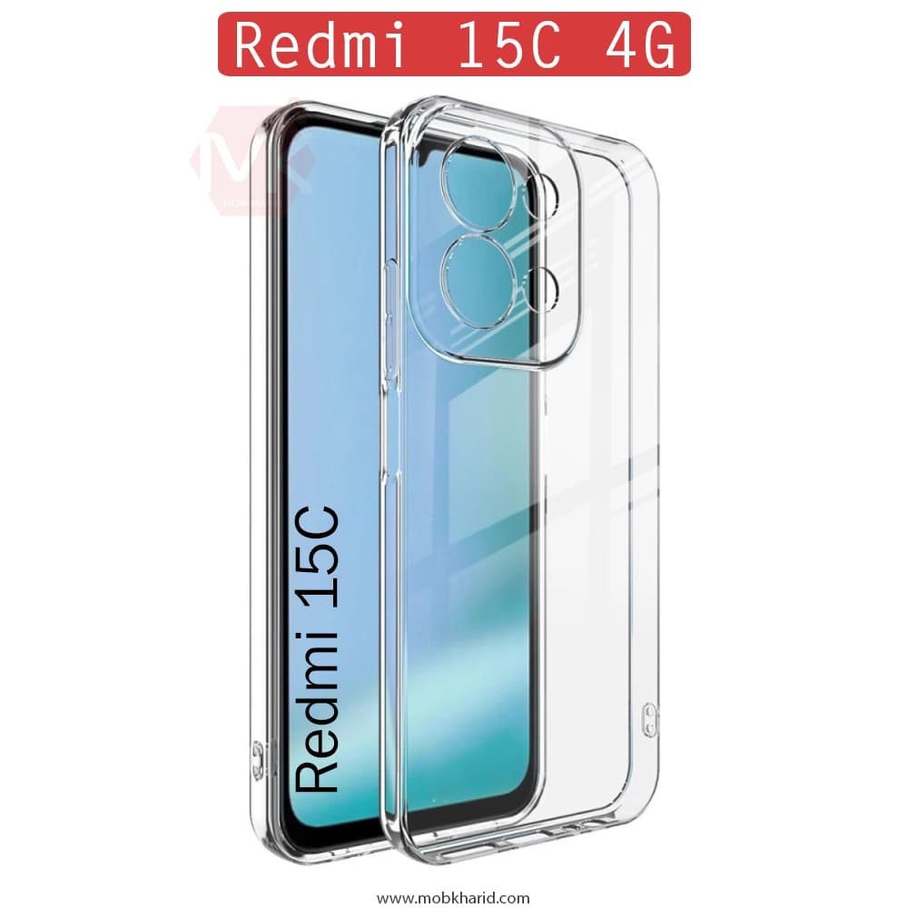 قاب محافظ شیائومی Clear Crystal Hard Cases | Redmi 15C 4G