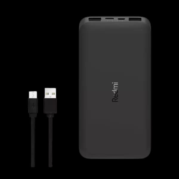 پاوربانک شیائومی مدل Redmi PB100LZM ظرفیت 10000 میلی آمپر ساعت به همراه کابل تبدیل microUSB