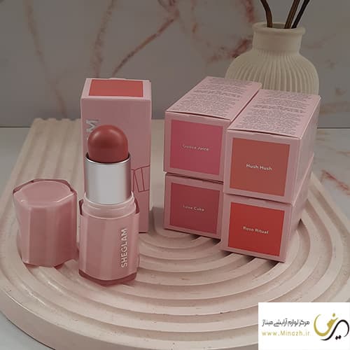 رژگونه کره ای پیچی برند شیگلمSheglam Buttery Bliss Blush Stick