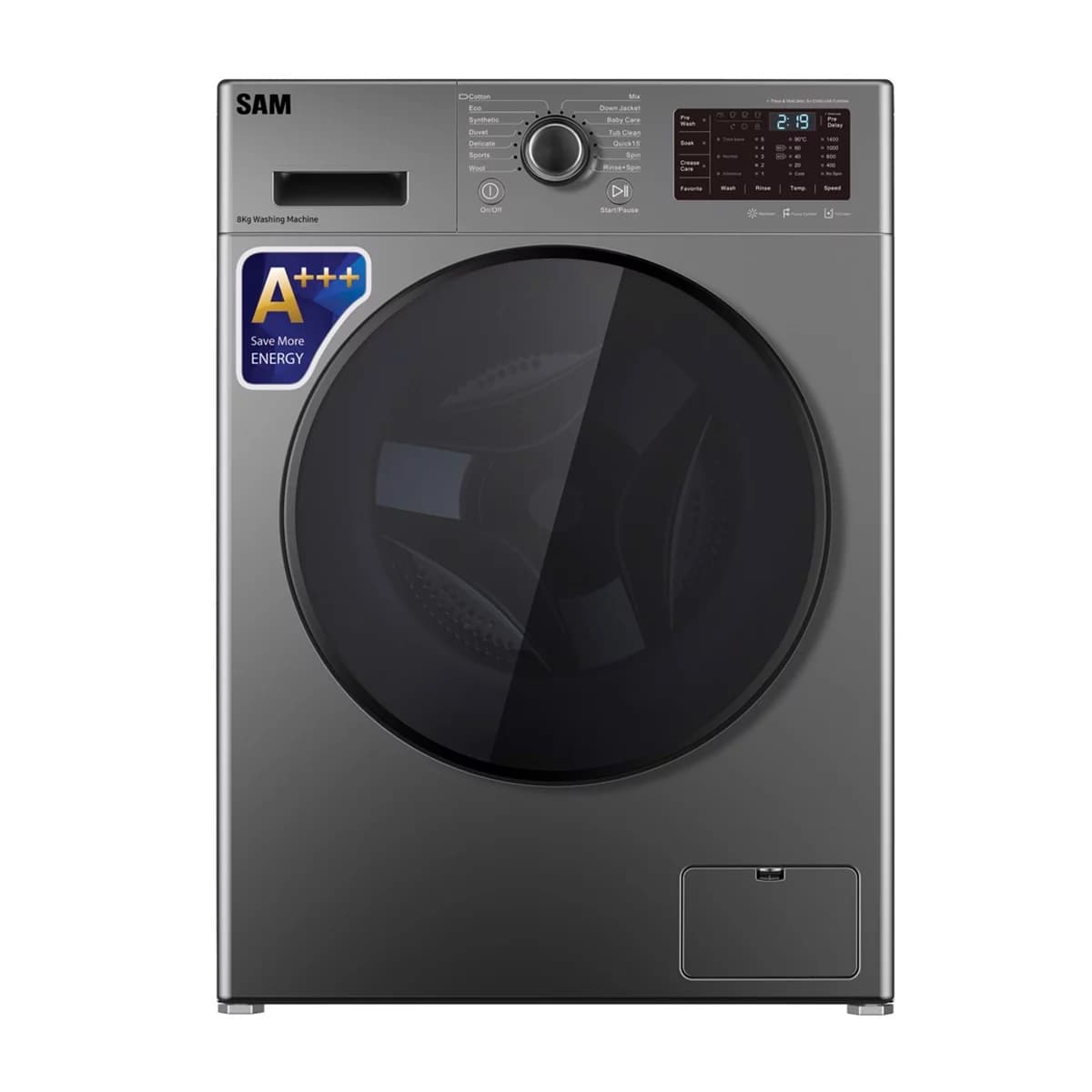 ماشین لباسشویی سام الکترونیک 9 کیلویی مدل BL-P1465