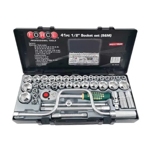 جعبه بکس 41 پارچه 1/2 اینچ فورس مدل 5-4412