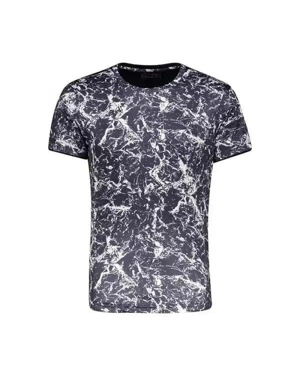 تی شرت ورزشی مردانه سرمه ای پانیل Panil کد 200