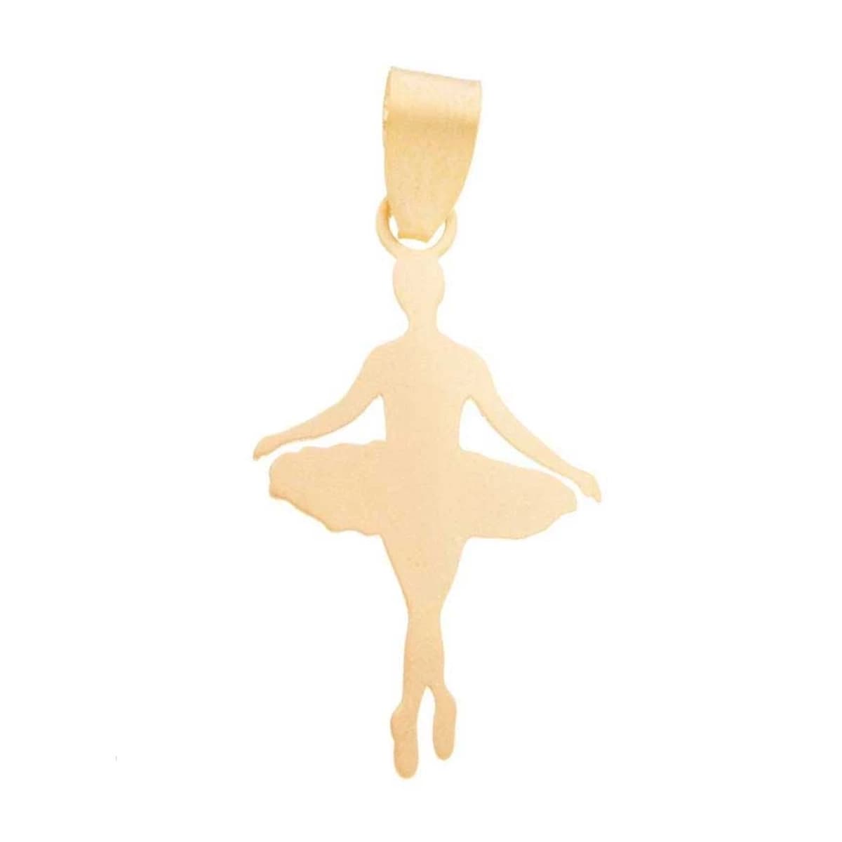 آویز طلا 18 عیار زنانه شمیم گلد گالری طرح بالرین مدل SG029