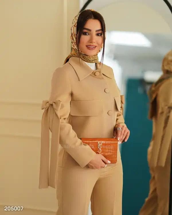 ست کت و شلوار زنانه مدل نیایش السانا Elsana کد 2050