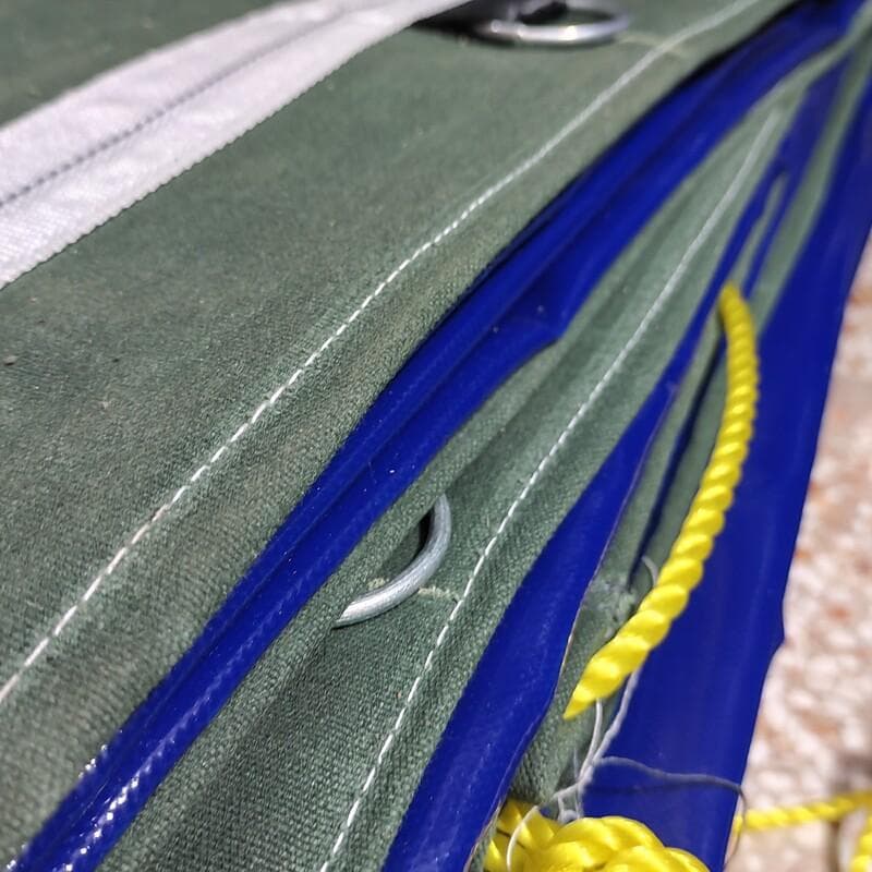 چادر نیسان 3در4 کانتینری با دوخت سفارشی با طناب