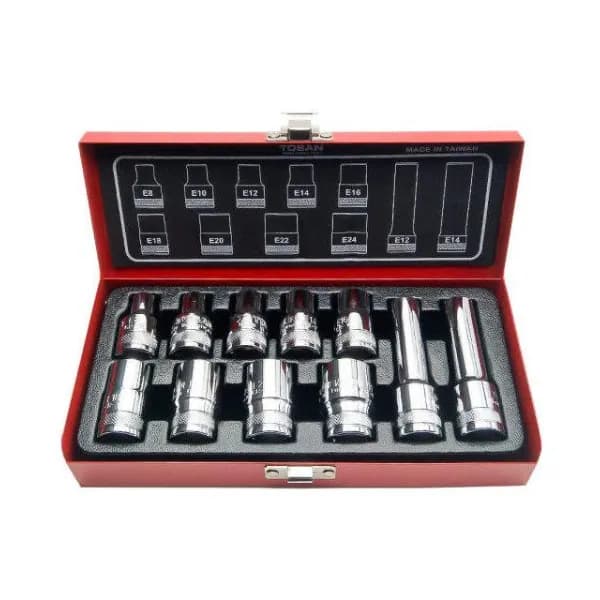 جعبه بکس 11 پارچه E ستاره ای توسن مدل T1253-11E