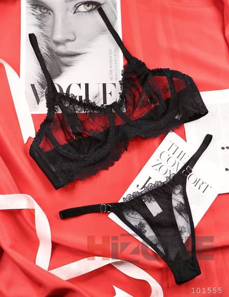 ست لباس زیر زنانه مدل گیسو کمند