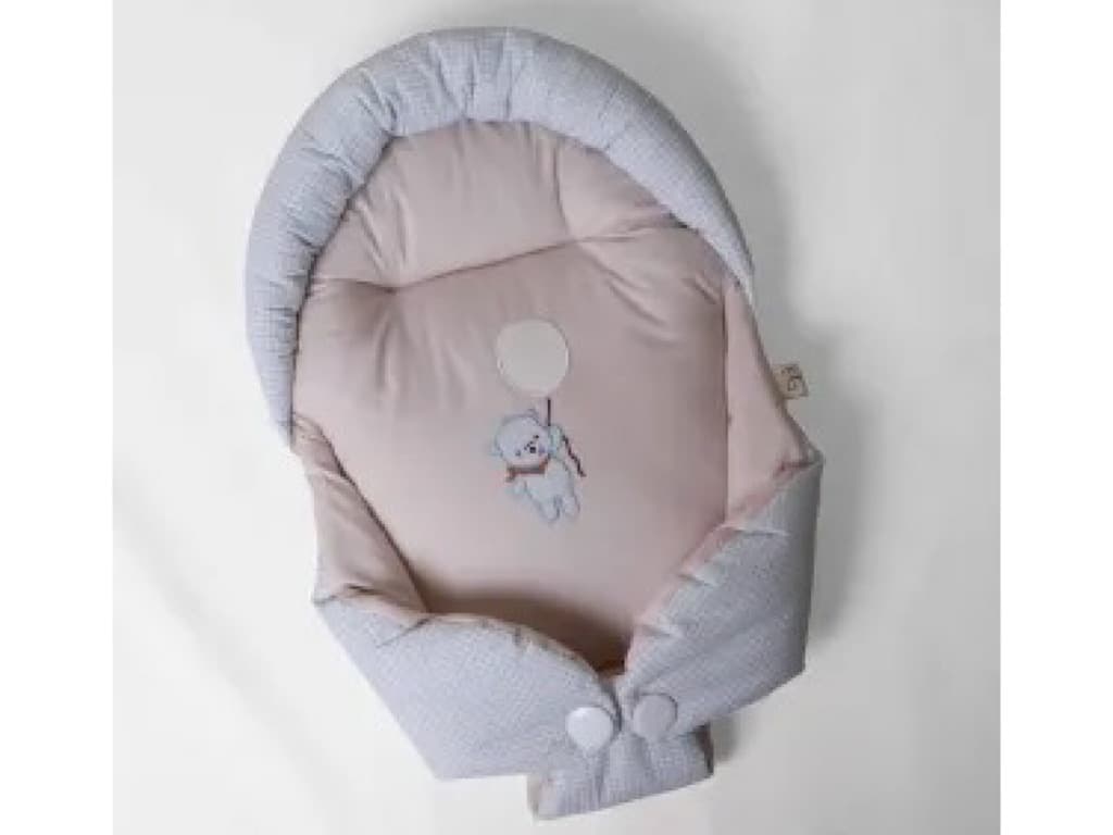 قنداق سوئیسی (آغوش گیر) نوزادی طرح پیکه خرس آبی الا ELA