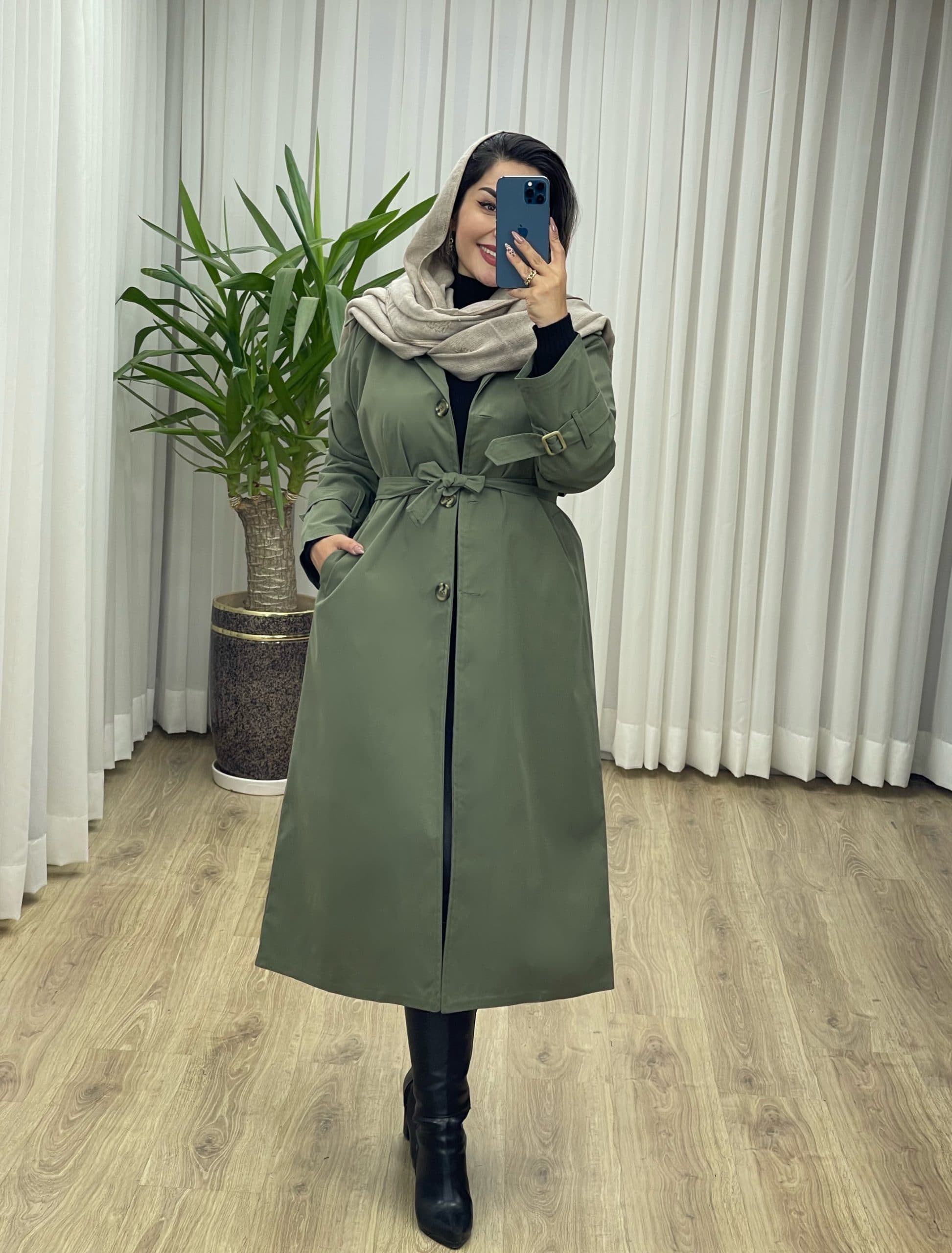 بارانی آستردار کد 2204