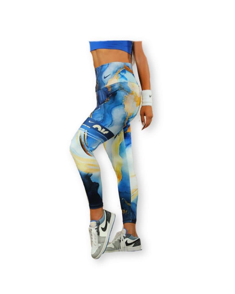 لگ طرحدار آبی آبرنگی کد 169