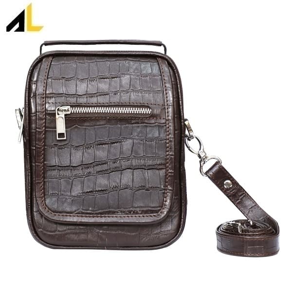 کیف دوشی چرم کد ALM192
