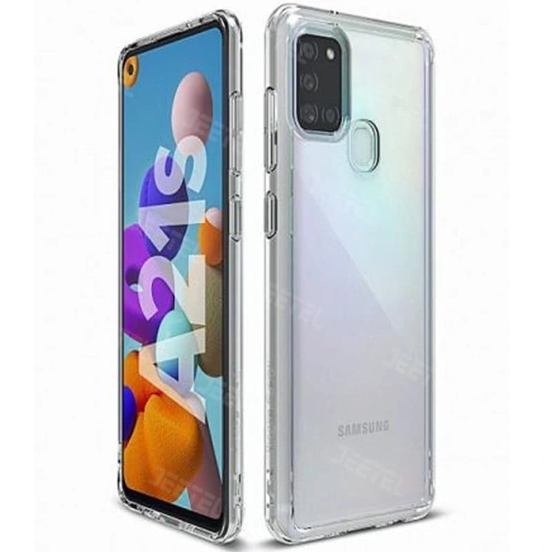 قاب گوشی Samsung Galaxy A21S مدل تمام ژله ای محافظ لنزدار