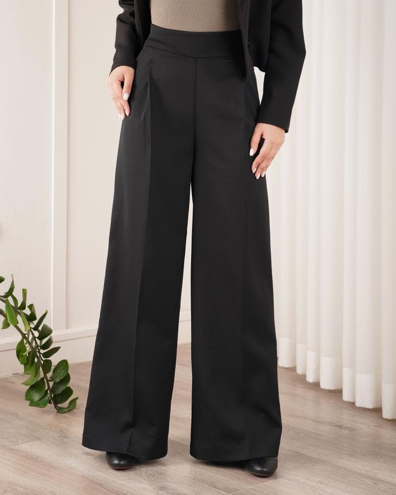 شلوار بگ مشکی سلوا کد 25560