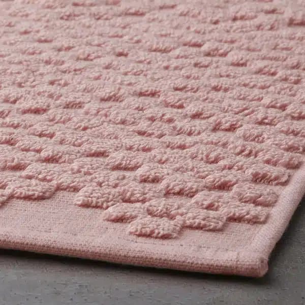 پادری حمام ایکیا FJALLKATTFOT صورتی کمرنگ، 50×80 سانتی‌متر