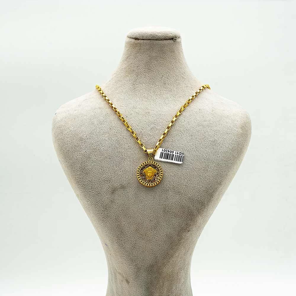 پلاک طلا 18 عیار گالری طلا عرفان ورساچه کد 4297