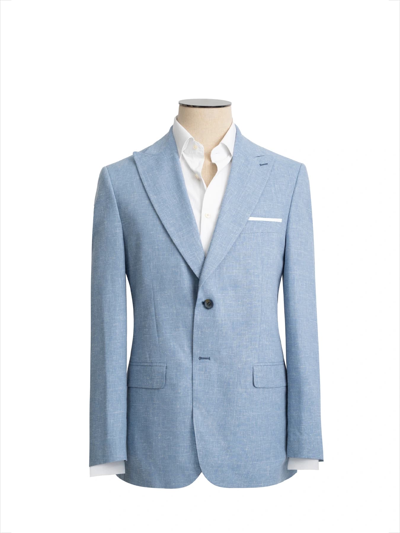 کت تک یقه بلیزر آبی ال سی من 75