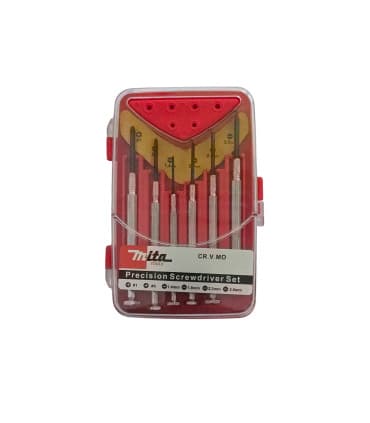 مجموعه 6 عددی پیچ گوشتی ساعتی میتاتولز MITA TOOLS مدل CR6