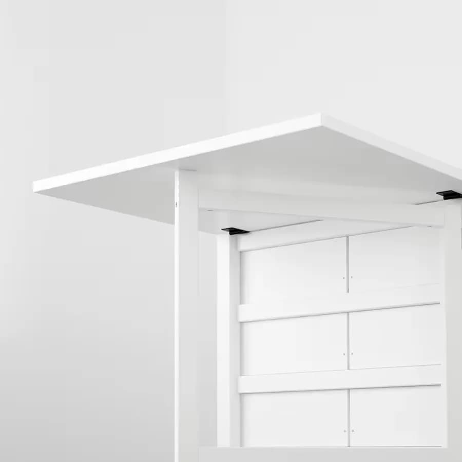 میز تاشو ناهارخوری ایکیا NORDEN سفید، 26/89/152×80 سانتی‌متر