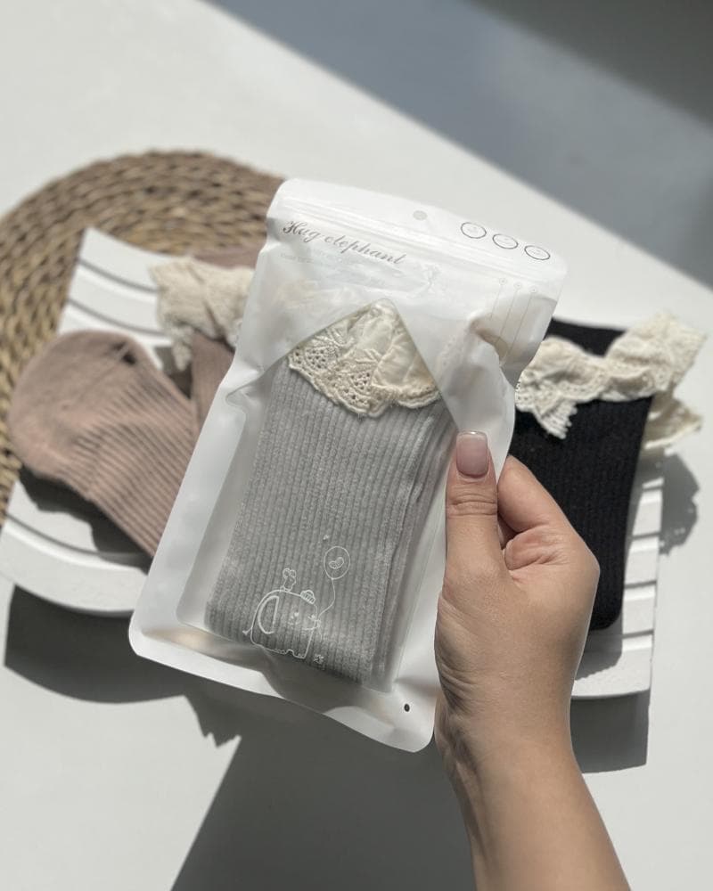 جوراب کبریتی لبه تور ( کودک ) کد 25590