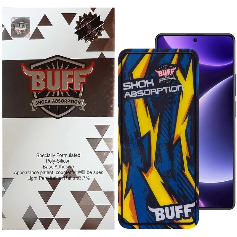 محافظ صفحه نمایش بوف مدل Shock-Shock-G مناسب برای گوشی موبایل شیائومی Redmi Note 12 Turbo - Note 12R Pro - Note 12 5G (China)