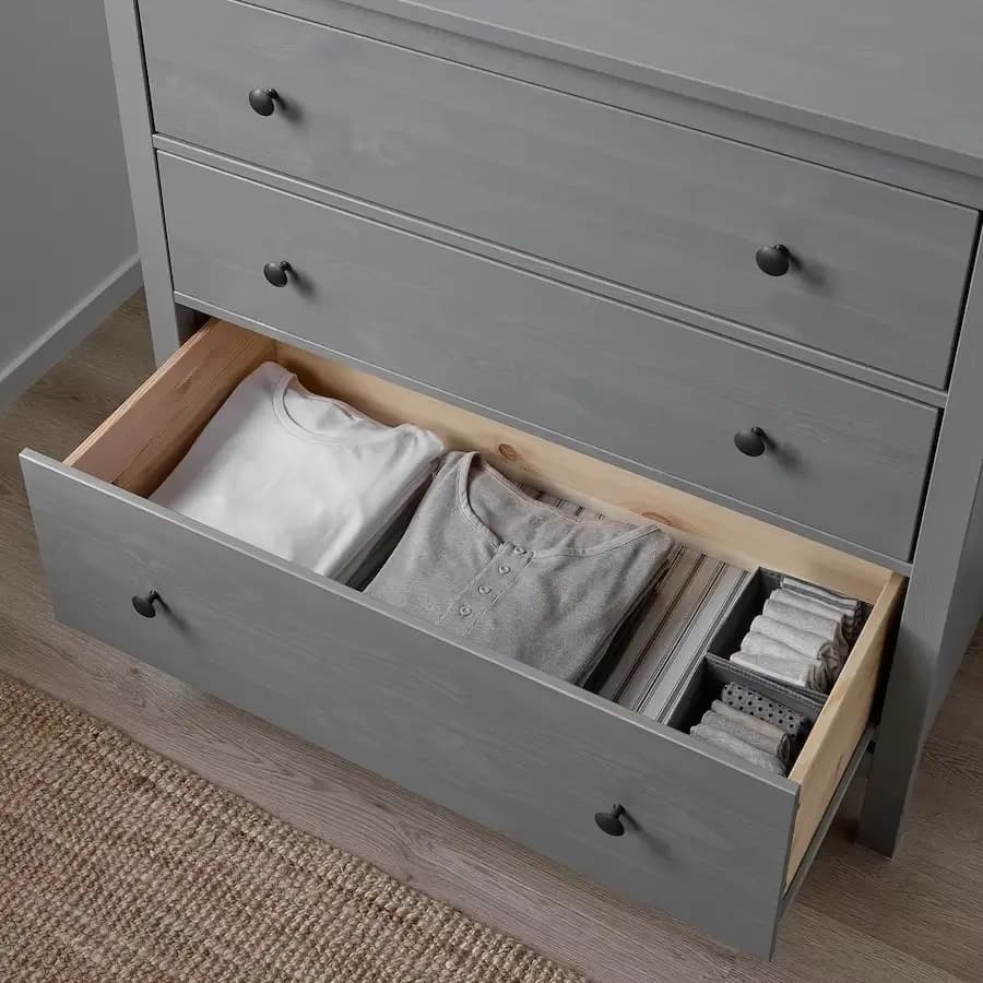 دراور طوسی سه کشویی ایکیا HEMNES