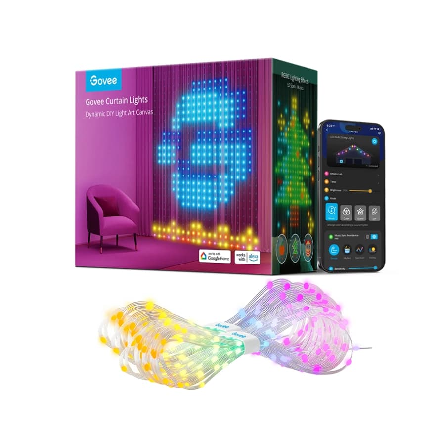 ریسه هوشمند پرده‌ای گووی مدل H70B1