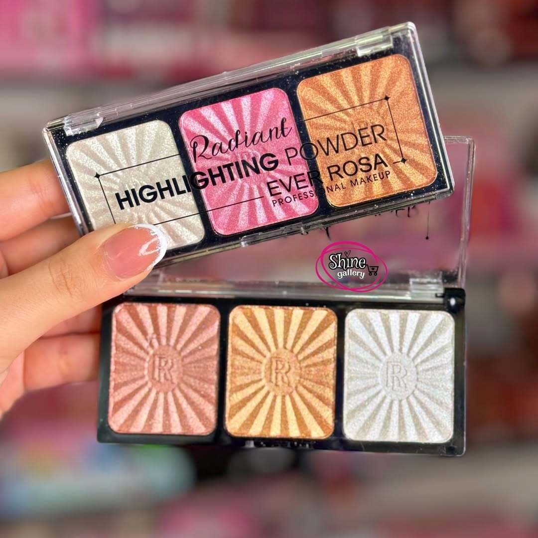 پالت هایلایتر سه رنگ