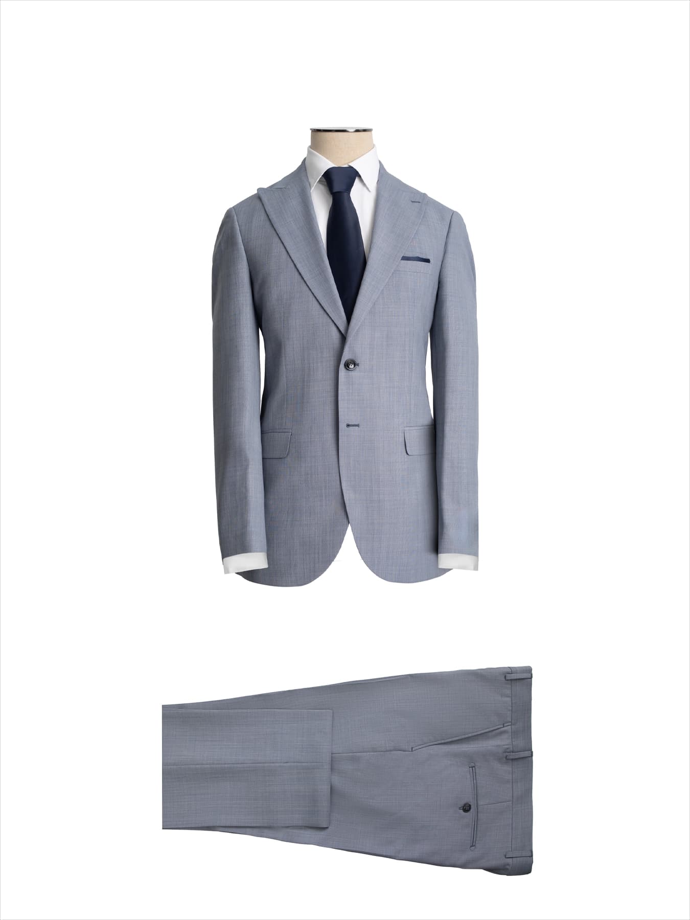 کت و شلوار آبی ال سی من 36