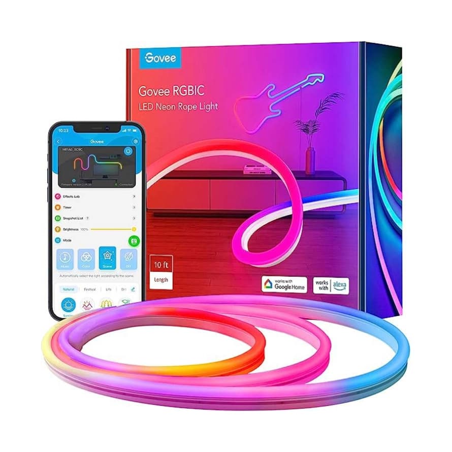 ریسه هوشمند گووی مدل Neon Rope Strip Lights H61A0 طول 3 متر