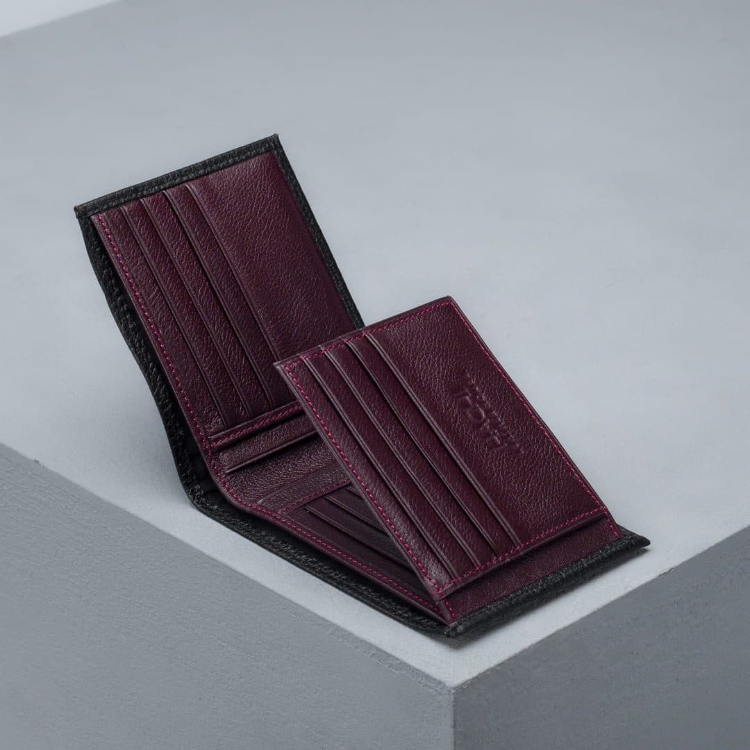 کیف جیبی پیمان (مشکی/ زرشکی)