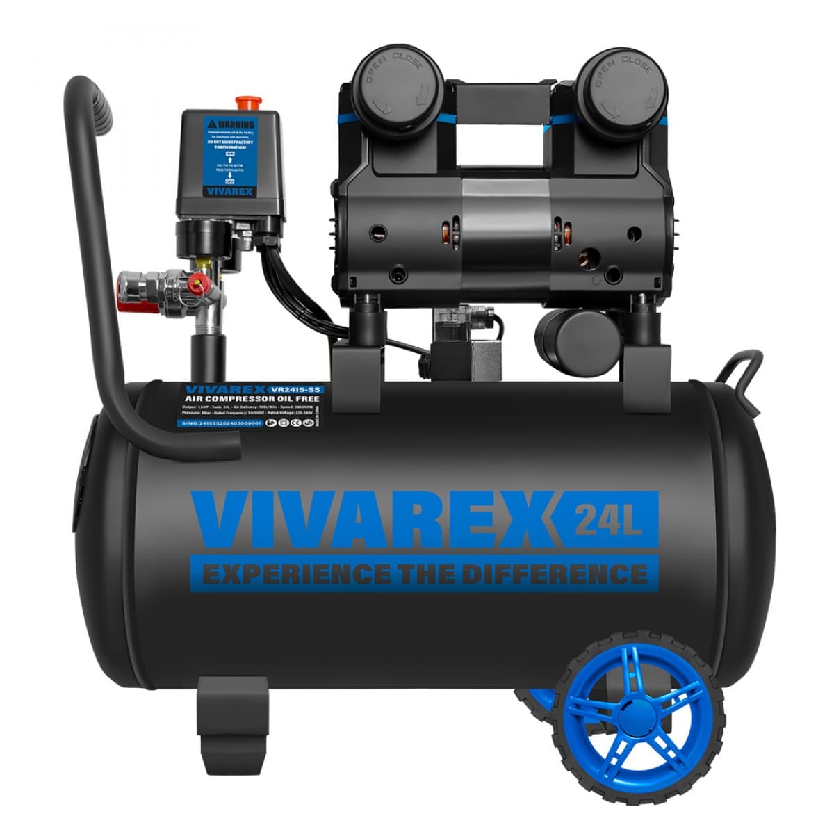 کمپرسور باد 24 لیتری سایلنت ویوارکس مدل VR2415-SS