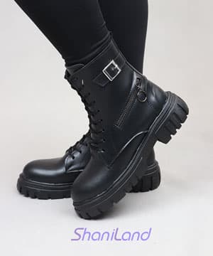 نیم بوت بغل زیپ کد 21100