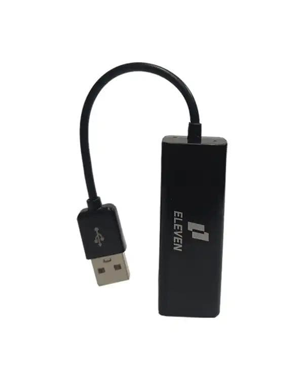 مبدل USB به Ethernet مشکی ایلون Halo Eleven مدل UL-10
