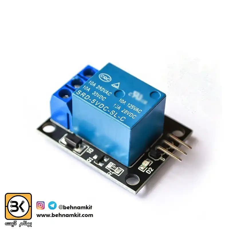 ماژول رله 5 ولت يك کانال SMD